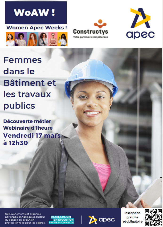 Webinaire Les Femmes Dans Le Bâtiment Les Travaux Publics Et Le Négoce Constructys 